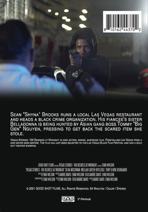 Vegas Stories: 100 Degrees at Midnight (MOD) (DVD Movie) - back cover art