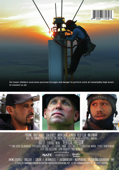 Vertical Freedom (MOD) (DVD Movie) - back cover art