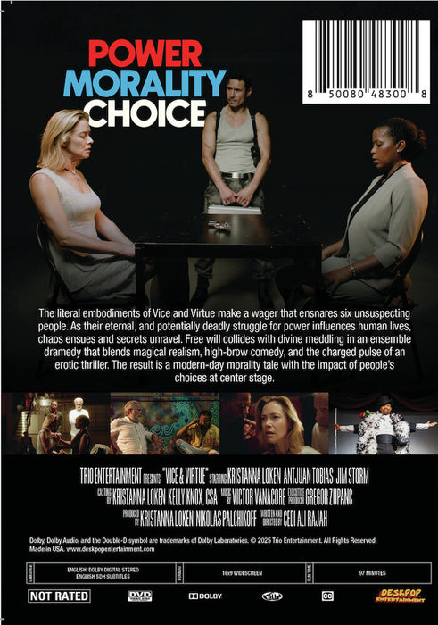 Vice And Virtue (MOD) (DVD Movie) - back cover art
