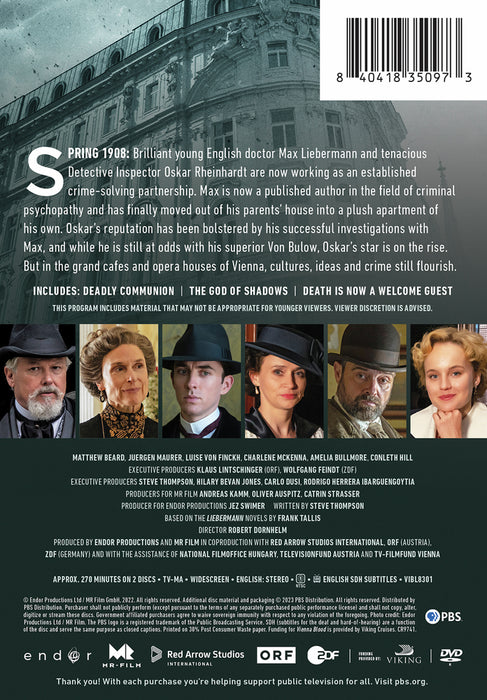 Vienna Blood, Season 3 (MOD) (DVD Movie) - back cover art