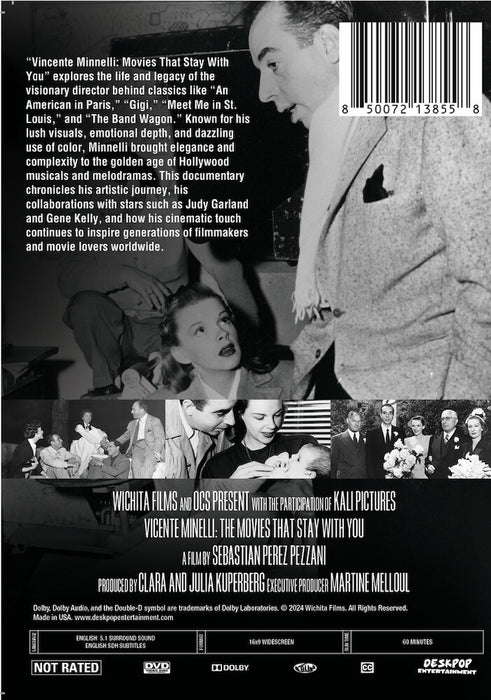 Vincente Minnelli: Movies That Stay With You (MOD) (DVD Movie) - back cover art