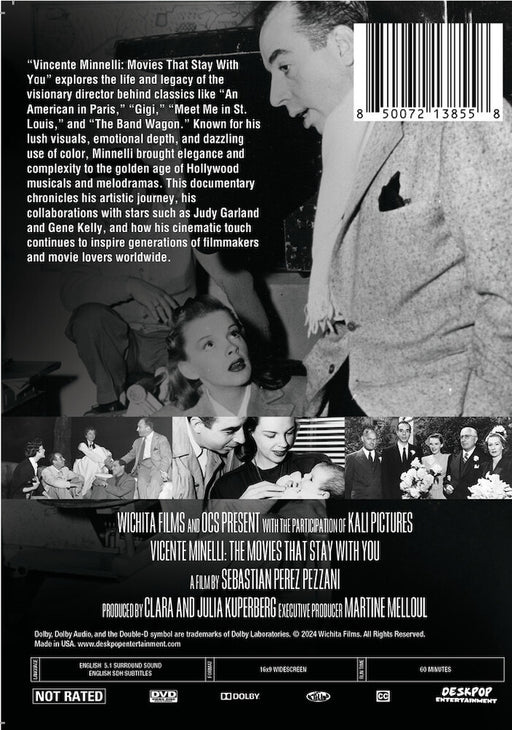 Vincente Minnelli: Movies That Stay With You (MOD) (DVD Movie) - back cover art