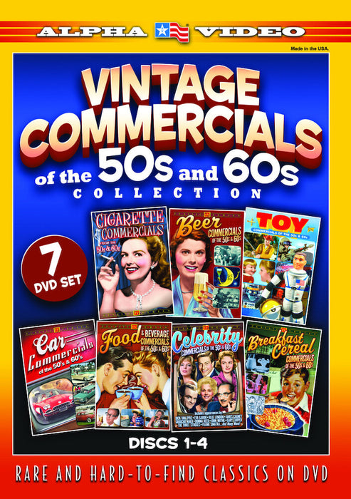 Vintage Commercials of the 50s and 60s Collection (7-DVD) (MOD) (DVD MOVIE)