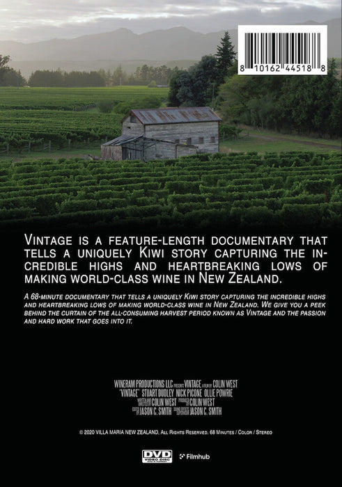 Vintage (MOD) (DVD Movie) - back cover art