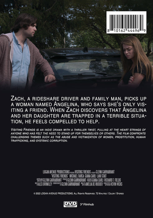Visiting Friends (MOD) (DVD Movie) - back cover art