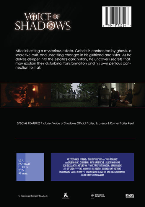 Voice of Shadows (MOD) (DVD Movie) - back cover art