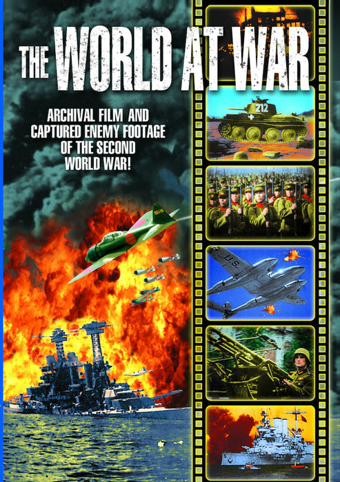 WWII - The World at War: Archival Film and Captured Enemy Footage (MOD) (DVD Movie) - movie cover art