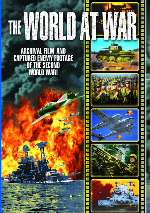 WWII - The World at War: Archival Film and Captured Enemy Footage (MOD) (DVD Movie) - movie cover art