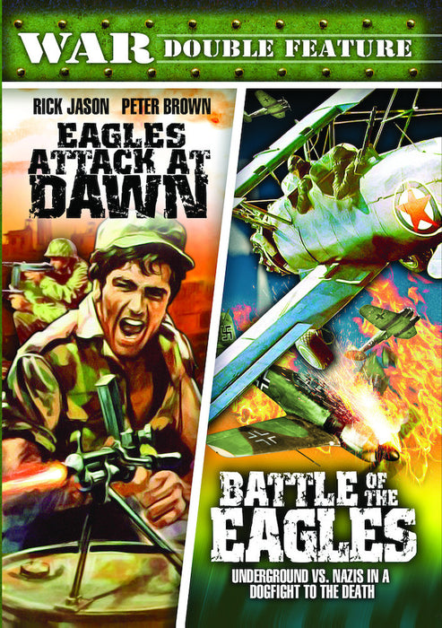 War Double Feature: Eagles Attack at Dawn (1970) / Battle of the Eagle (MOD) (DVD MOVIE)