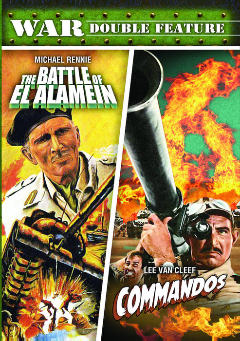 War Double Feature: The Battle of El Alamein (1969) / Commandos (1968) (MOD) (DVD MOVIE)