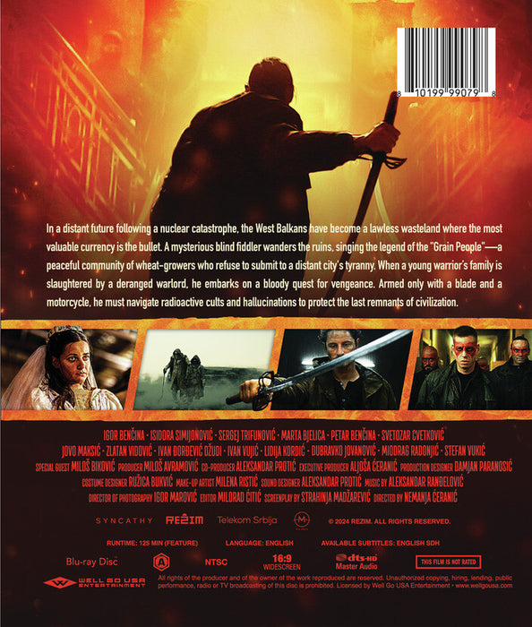 Warriors of the Wasteland (MOD) (BluRay Movie) - back cover art