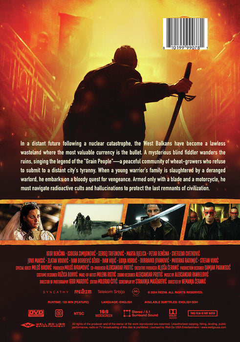Warriors of the Wasteland (MOD) (DVD Movie) - back cover art