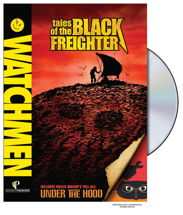 Watchmen: Tales of the Black Freighter & Under the Hood DVD - movie cover art