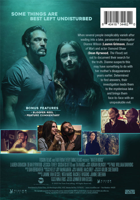 Water Horse (MOD) (DVD Movie) - back cover art