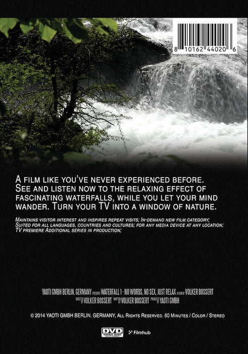 Waterfall 1: No Words, No Sex, Just Relax (MOD) (DVD Movie) - back cover art