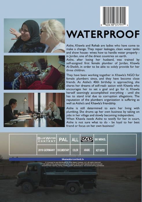 Waterproof (MOD) (DVD Movie) - back cover art