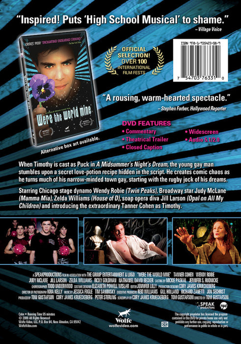Were the World Mine (MOD) (DVD Movie) - back cover art