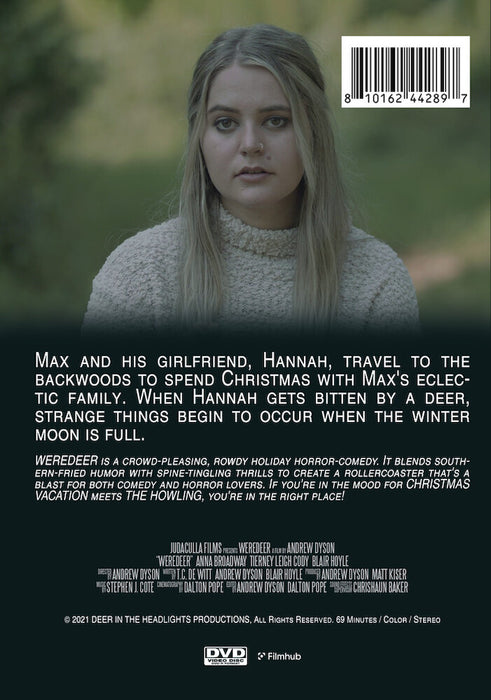 Weredeer (MOD) (DVD Movie) - back cover art