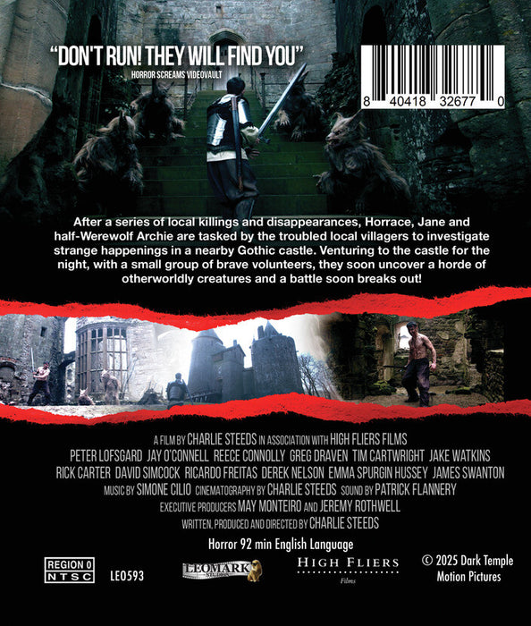 Werewolf Castle (MOD) (BluRay Movie) - back cover art