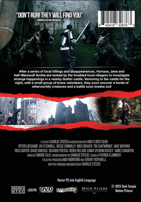 Werewolf Castle (MOD) (DVD Movie) - back cover art