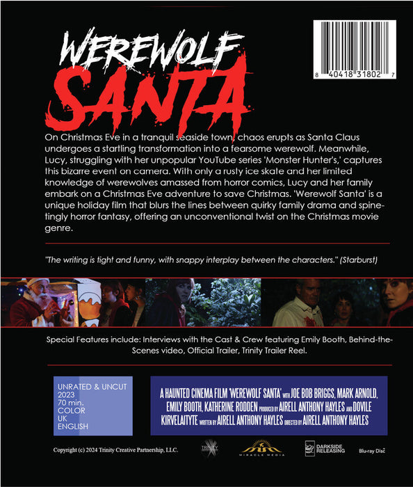 Werewolf Santa (MOD) (BluRay Movie) - back cover art