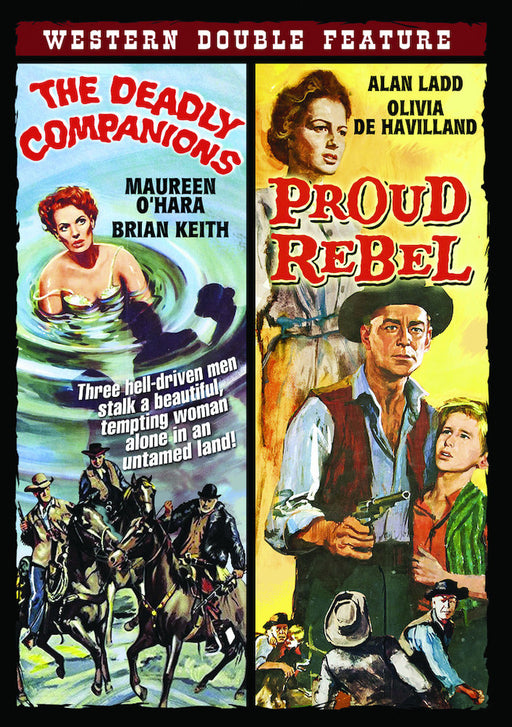 Western Double Feature: The Deadly Companions (1961) / The Proud Rebel (MOD) (DVD MOVIE)