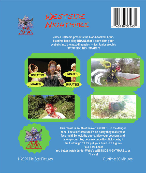 Westside Nightmare (MOD) (BluRay Movie) - back cover art