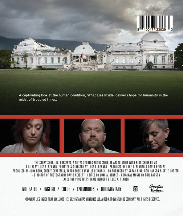 What Lies Inside: Healing in the Face of Trauma (MOD) (BluRay Movie) - back cover art