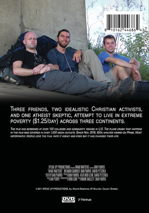 What Matters? (MOD) (DVD Movie) - back cover art