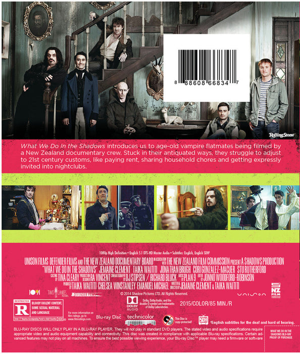 What We Do in the Shadows (MOD) (BluRay Movie) - back cover art