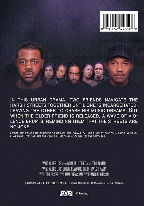 What Ya Life Like (MOD) (DVD Movie) - back cover art