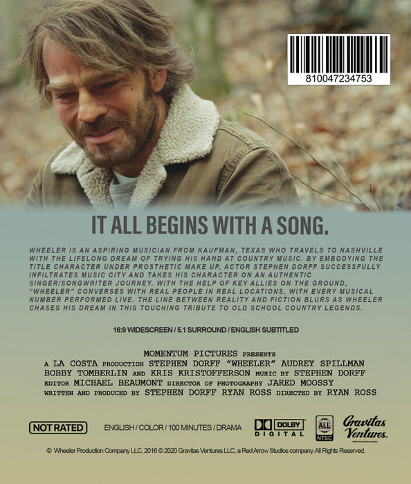 Wheeler (MOD) (BluRay Movie) - back cover art