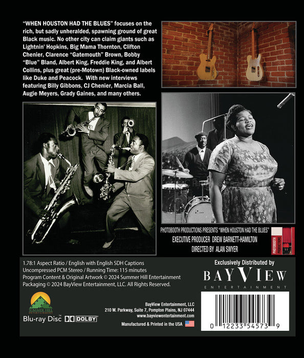 When Houston Had the Blues (MOD) (BluRay Movie) - back cover art