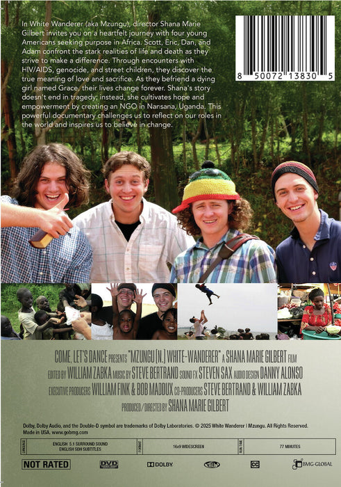White Wanderer: Mzungu (MOD) (DVD Movie) - back cover art
