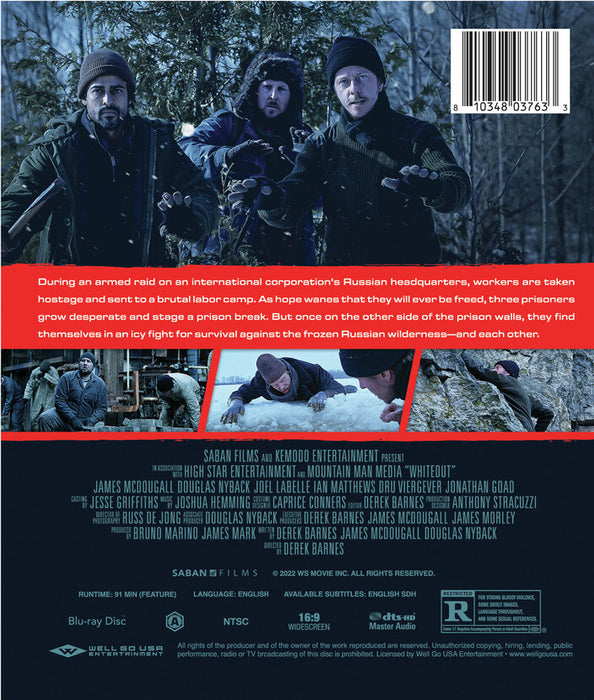 Whiteout (MOD) (BluRay Movie) - back cover art