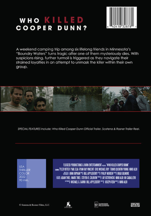Who Killed Cooper Dunn (MOD) (DVD Movie) - back cover art