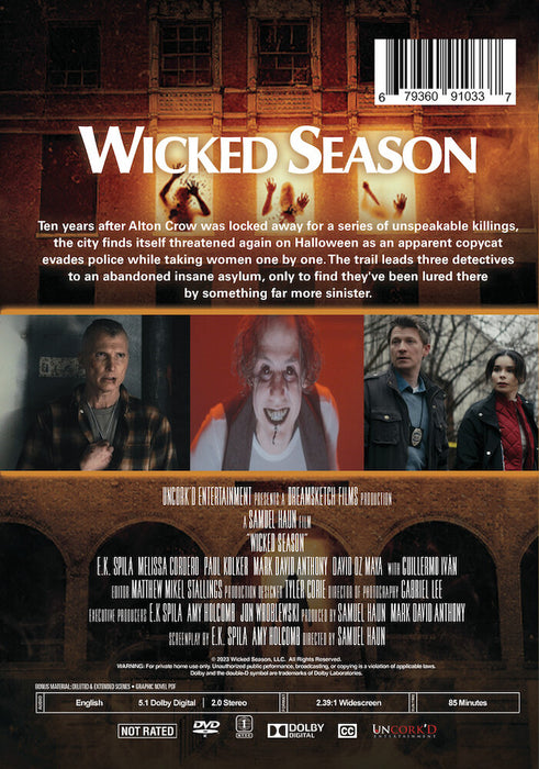Wicked Season (MOD) (DVD Movie) - back cover art