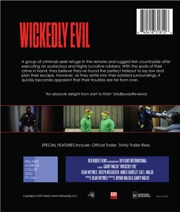Wickedly Evil (MOD) (BluRay Movie) - back cover art