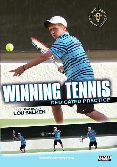 Winning Tennis: Dedicated Practice (MOD) (DVD Movie) - movie cover art