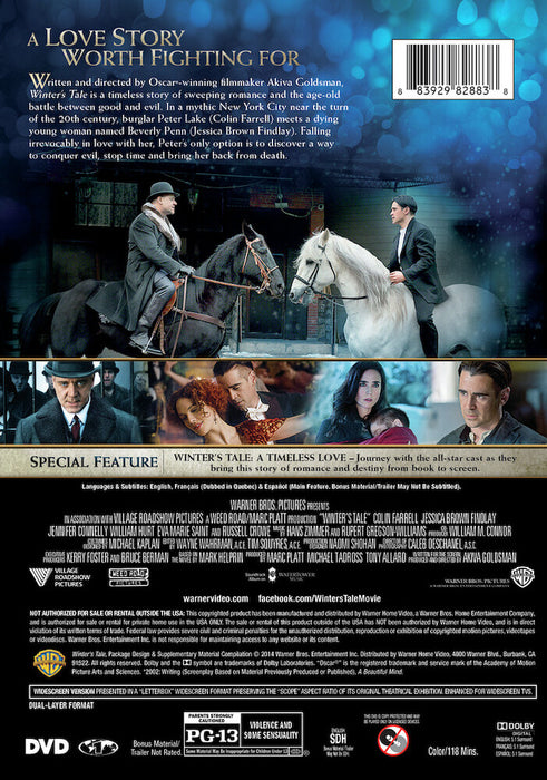 Winter's Tale (MOD) (DVD Movie) - back cover art