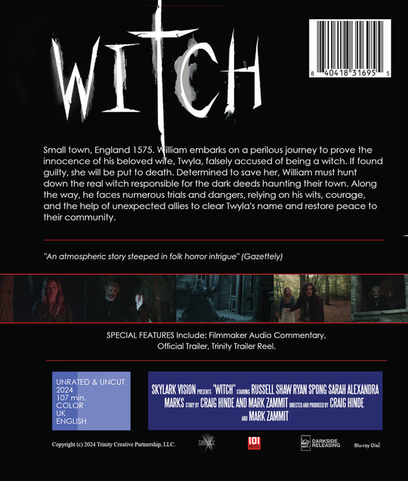 Witch (MOD) (BluRay Movie) - back cover art
