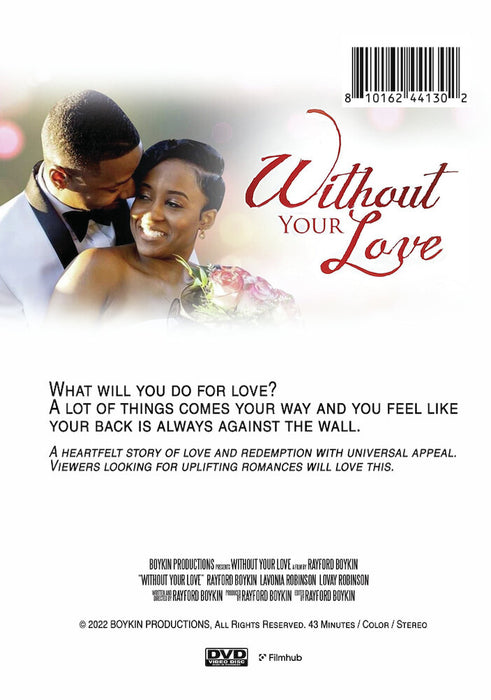 Without Your Love (MOD) (DVD Movie) - back cover art