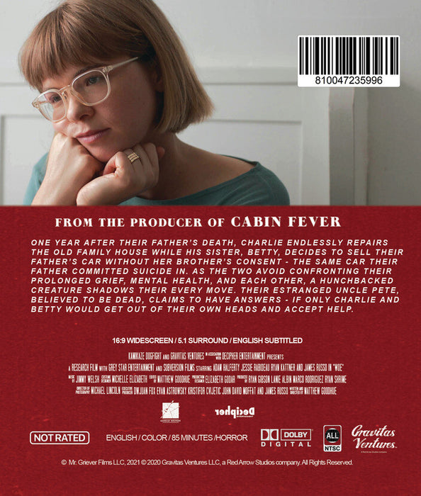 Woe (MOD) (BluRay Movie) - back cover art