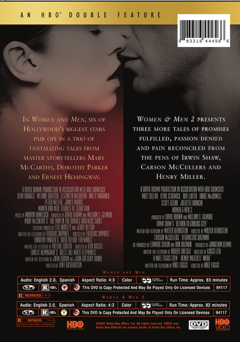 Women & Men Double Feature (MOD) (DVD Movie) - back cover art