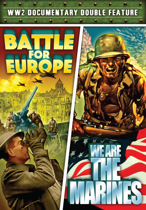 World War II Documentary Double Feature: Battle for Europe (1949)/We A (MOD) (DVD MOVIE)