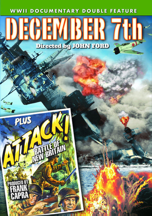 World War II Documentary Double Feature: December 7th (1943) / Attack! (MOD) (DVD MOVIE)