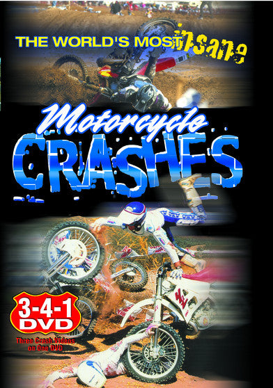 World's Most Insane Motorcycle Crashes (MOD) (DVD Movie) - movie cover art