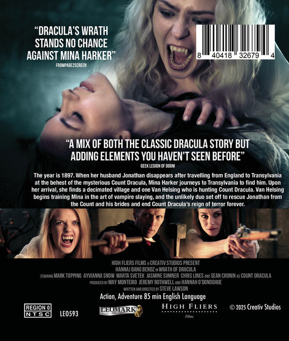 Wrath of Dracula (MOD) (BluRay Movie) - back cover art