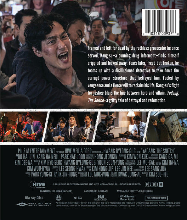 Yadang: The Snitch (MOD) (BluRay Movie) - back cover art
