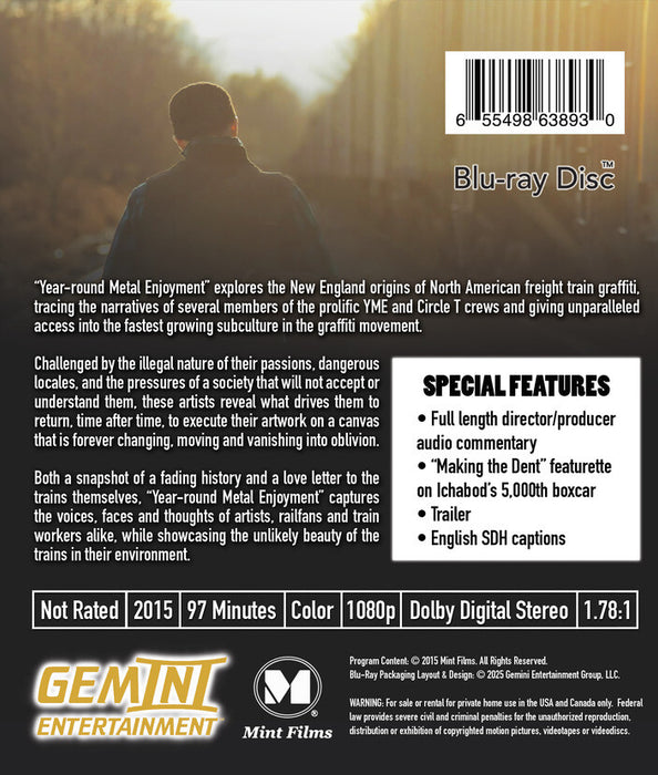 Year-round Metal Enjoyment (MOD) (BluRay Movie) - back cover art